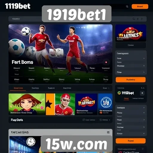 Facilidade de navegação no site 1919bet1